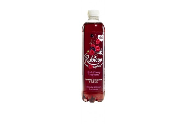 Rubicon Spring Black cherry & Raspberry Bottles 12x500ml