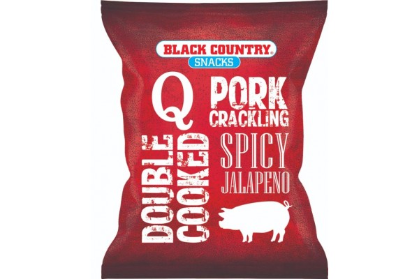 Q Jalapeno Pork Scratchings Double Cooked 20x40g