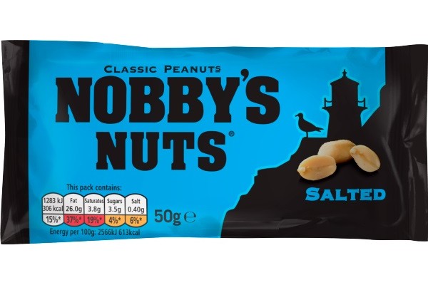 Nobbys Salted Nuts Carded 24x50g
