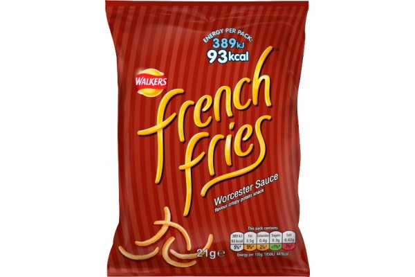 Walkers French Fries Worchester Sauce 32s