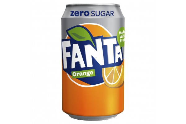 Fanta Orange Zero Cans 24x330ml
